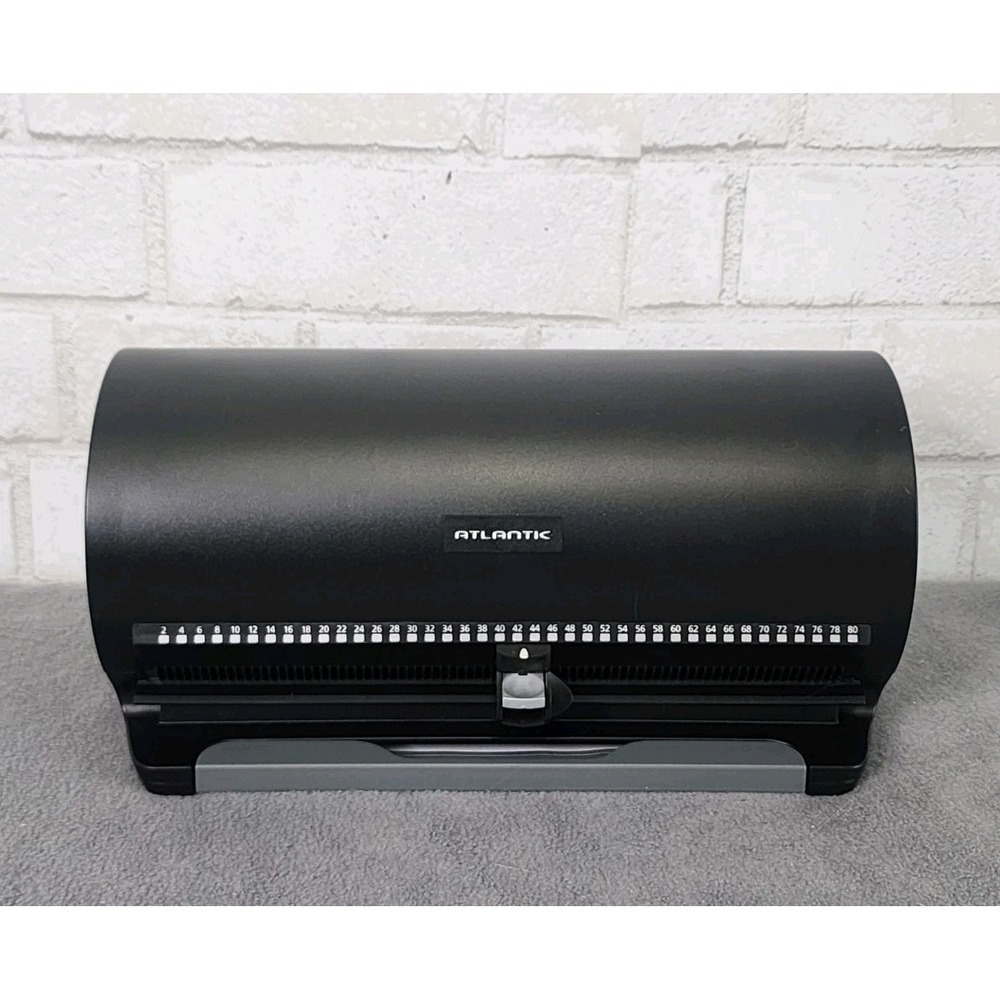 Atlantic Disc Manager 80 Disc CD/DVD Desktop Storage Organizer Black Retro